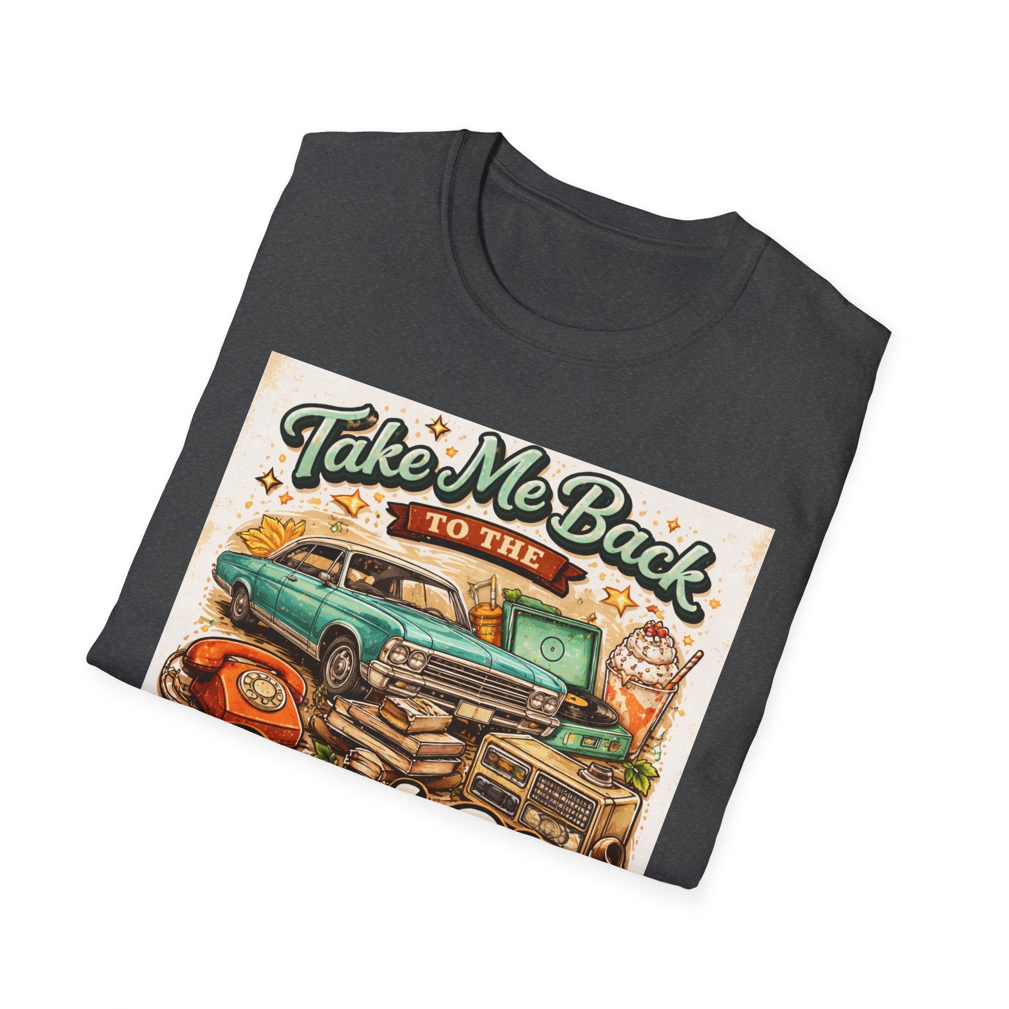 Good Ole Days T-Shirt, Retro Classic Car Vintage Nostalgia Tee