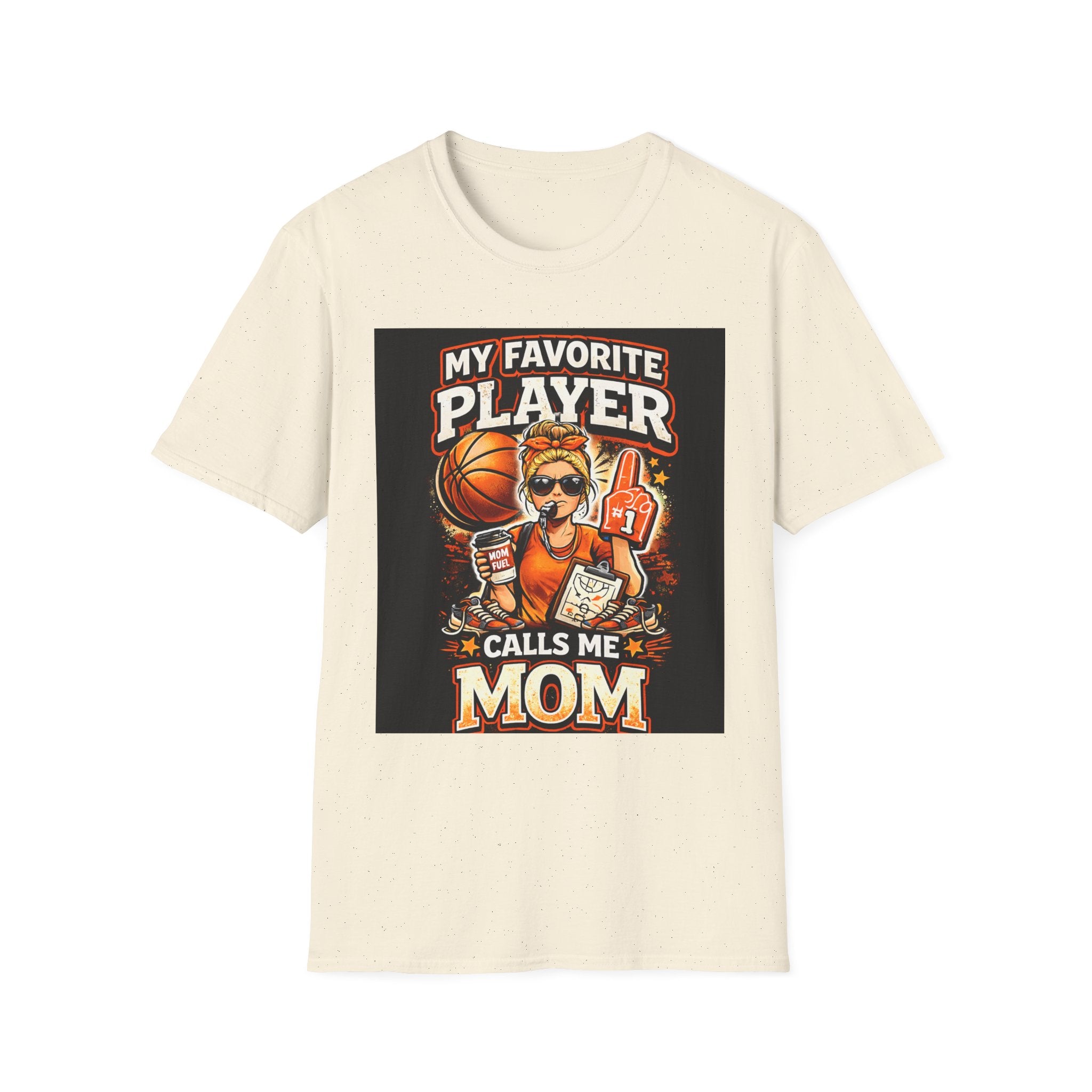 Basketball Mom T-Shirt  “My Favorite Player Calls Me Mom” Graphic Tee