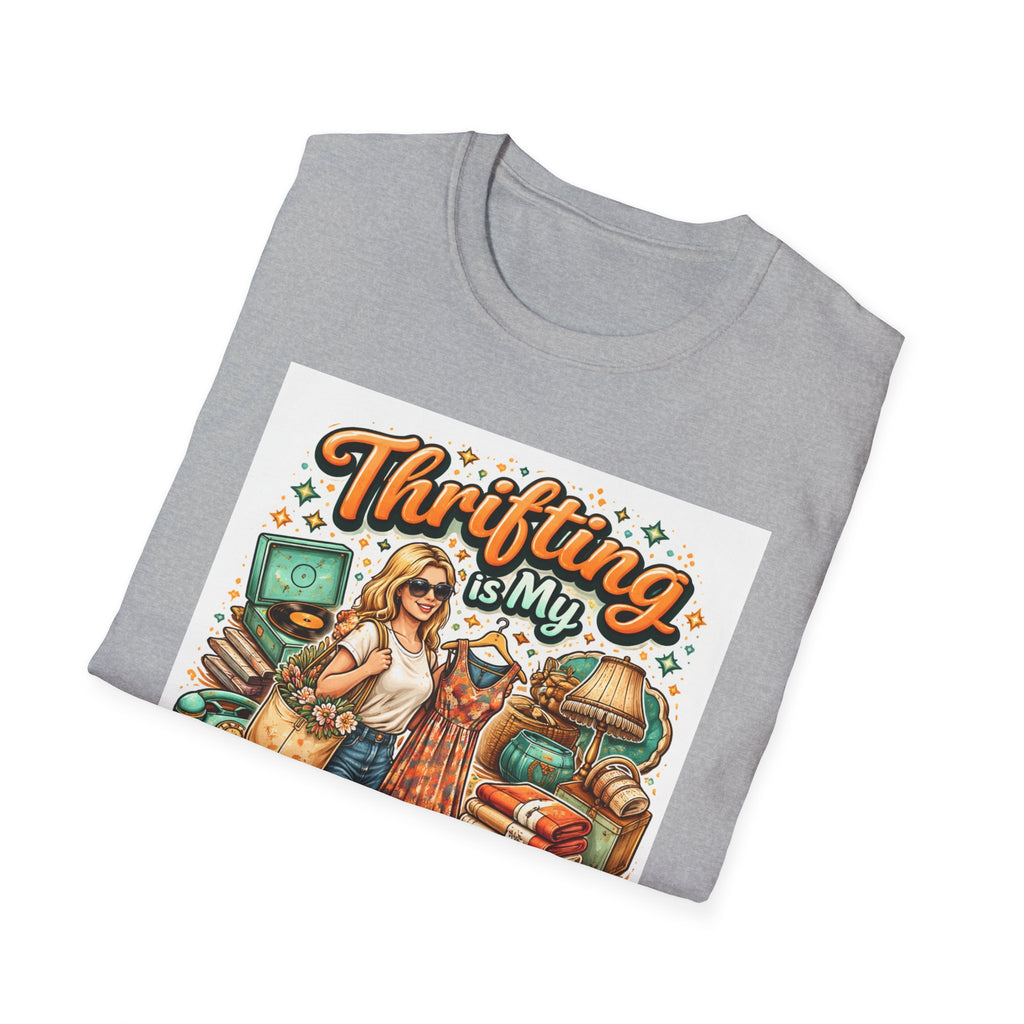 Thrifting Is My Cardio Vintage Graphic T-Shirt