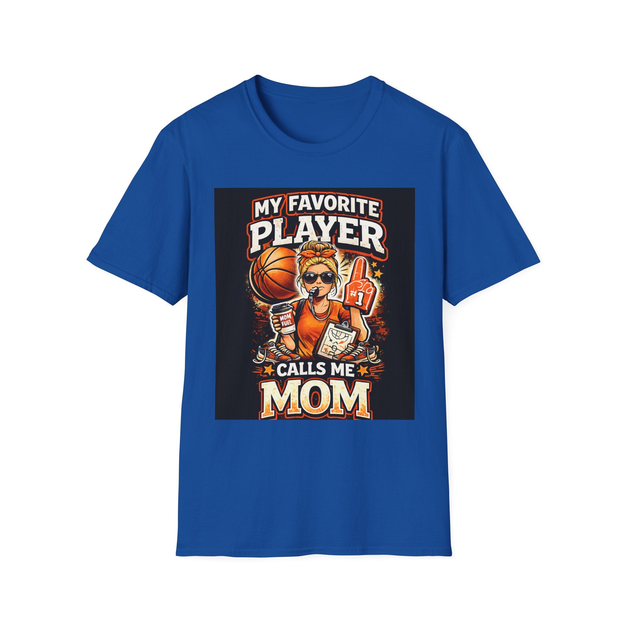 Basketball Mom T-Shirt  “My Favorite Player Calls Me Mom” Graphic Tee