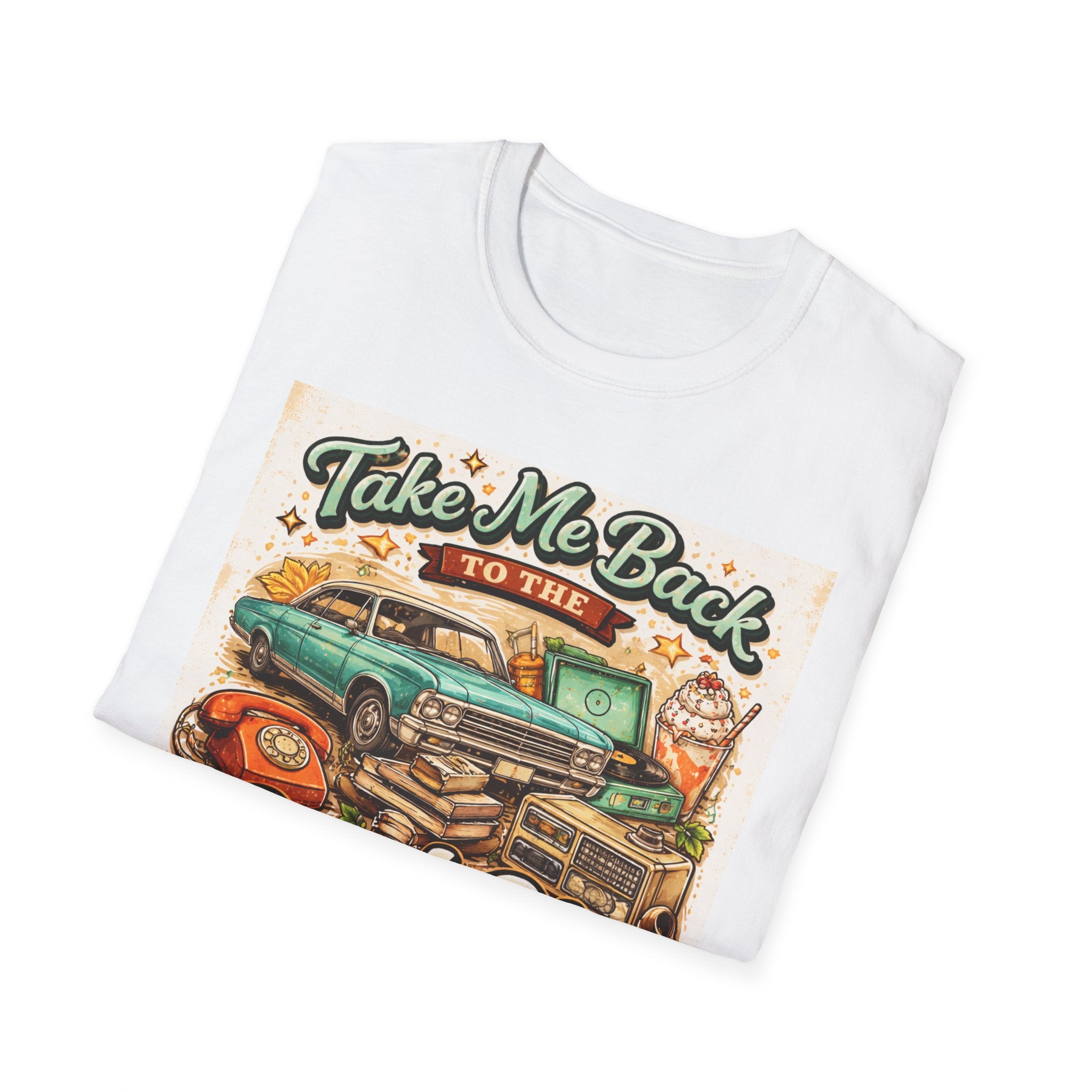 Good Ole Days T-Shirt, Retro Classic Car Vintage Nostalgia Tee