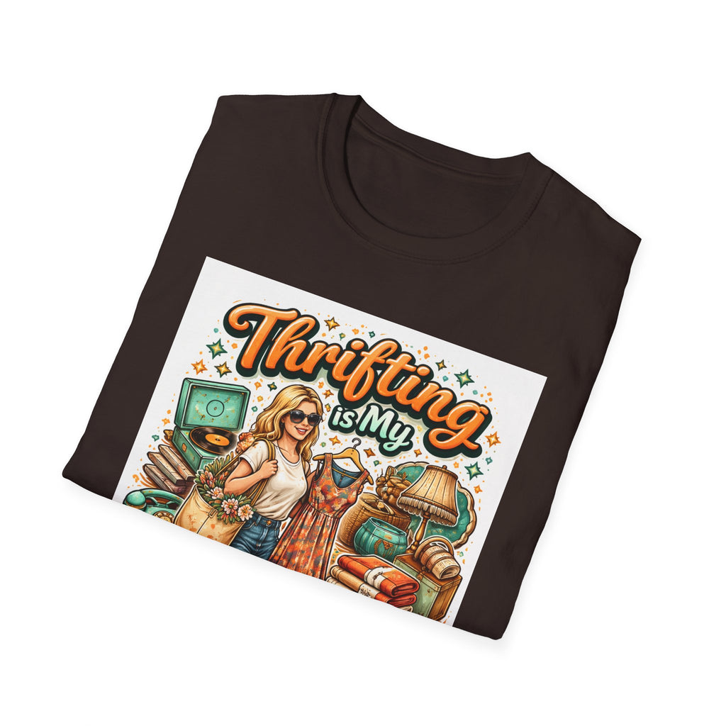 Thrifting Is My Cardio Vintage Graphic T-Shirt