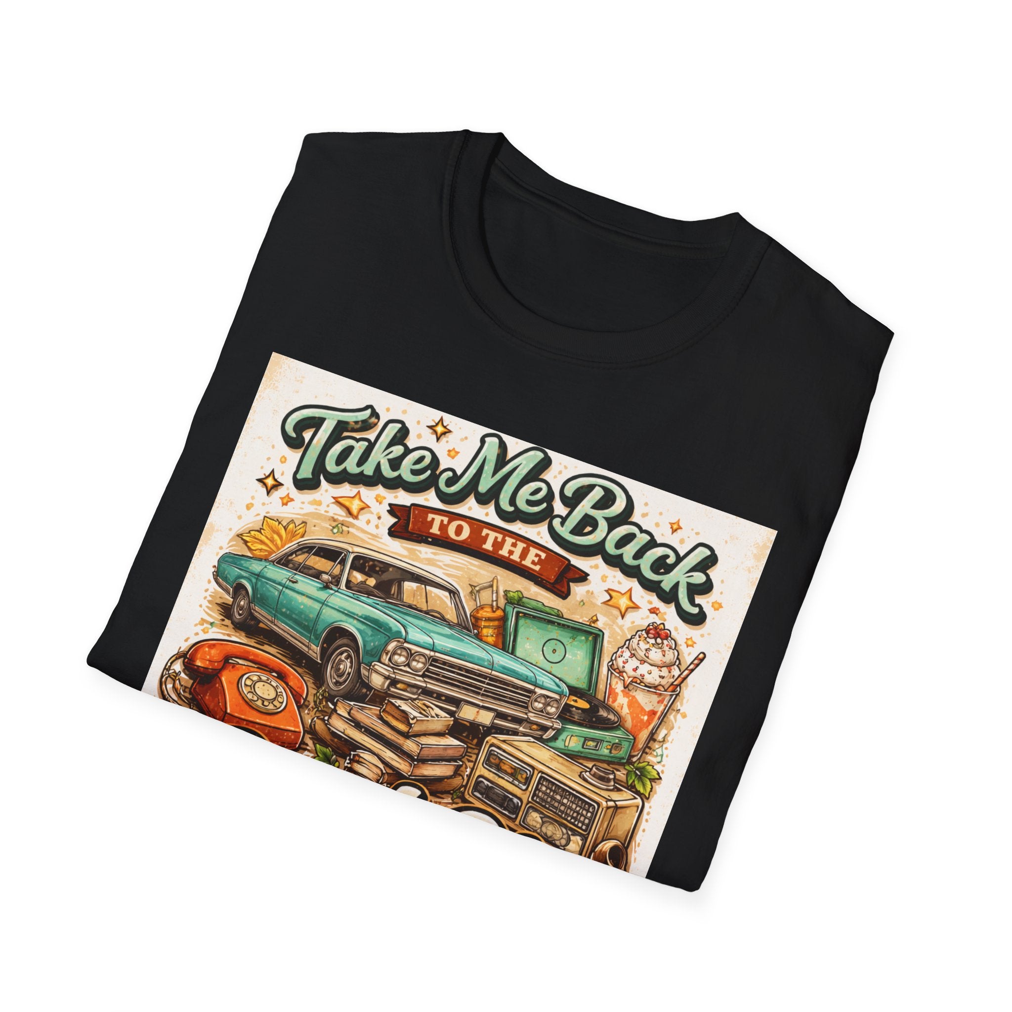 Good Ole Days T-Shirt, Retro Classic Car Vintage Nostalgia Tee