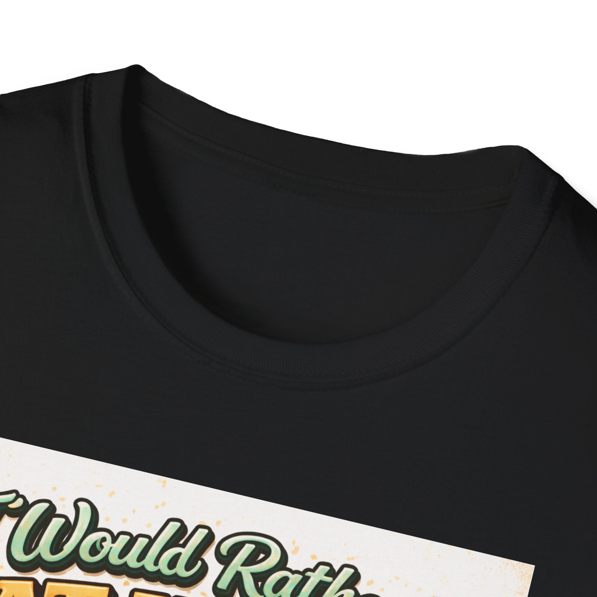 T-Shirt 'I Would Rather Be At Home With My Dog' Vintage Cozy Pet Lover Tee