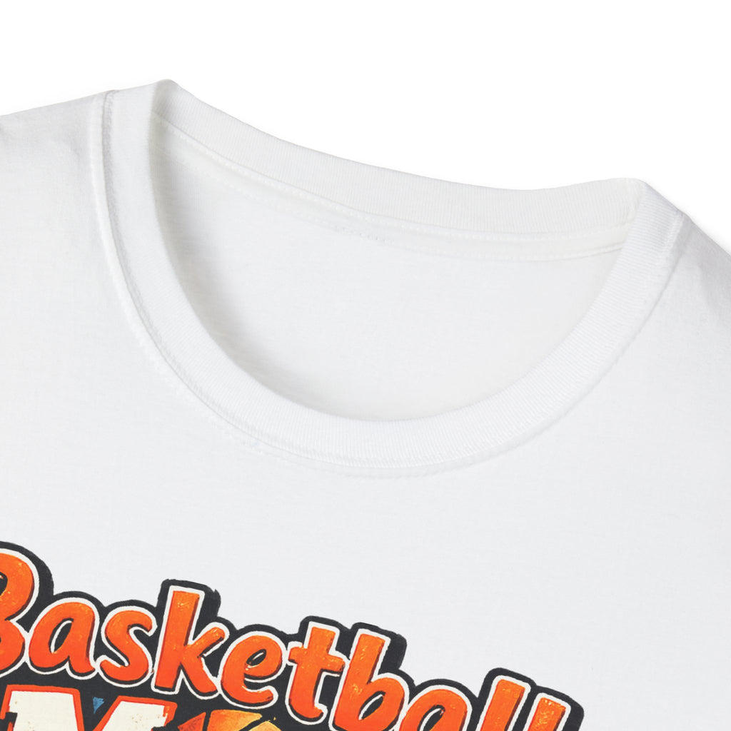Basketball Mom T-Shirt. Funny 'Basketball MOM' Graphic Tee for Cheerful Sports Moms