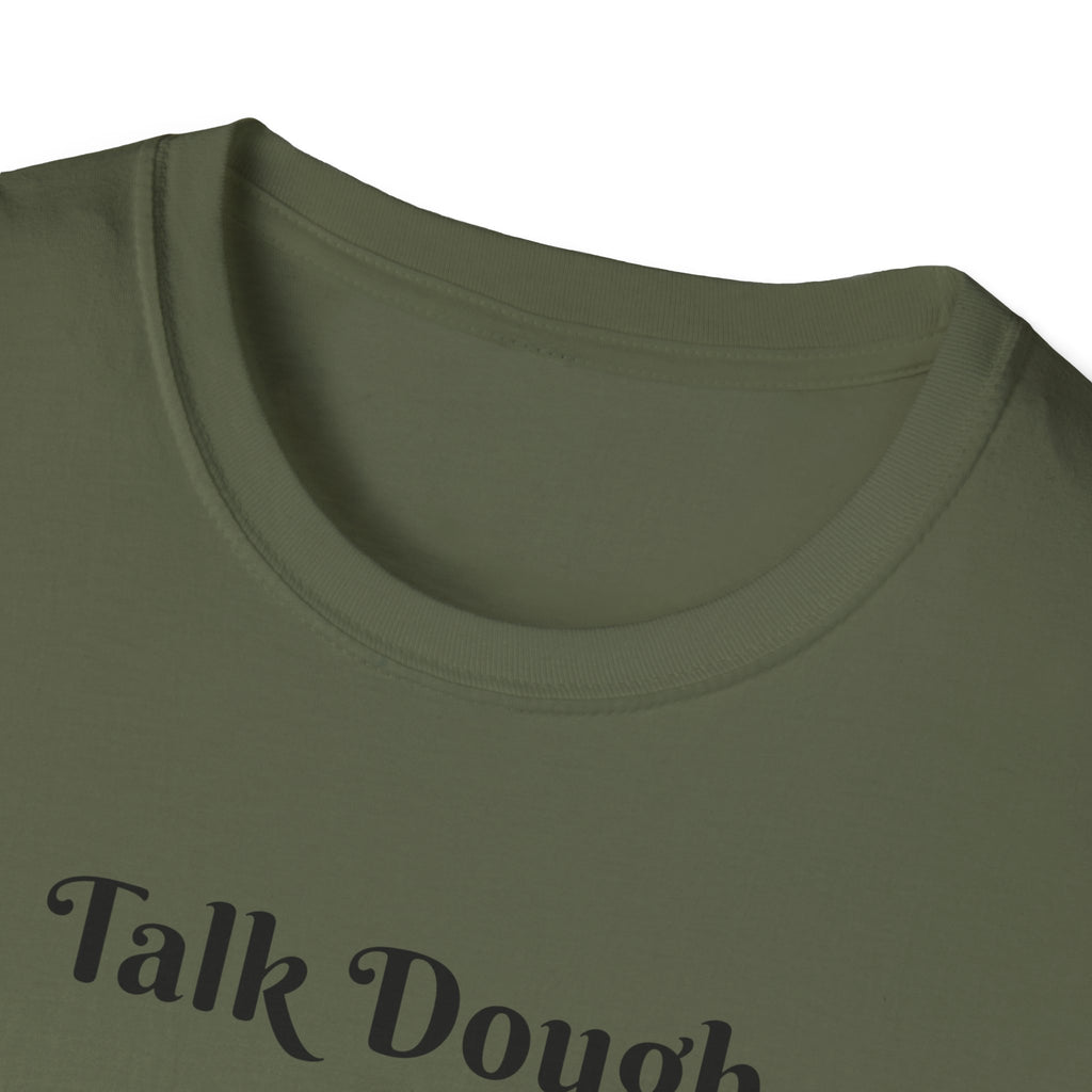 Baker's Tee — "Talk Dough to Me" Bread Dough Graphic T‑Shirt