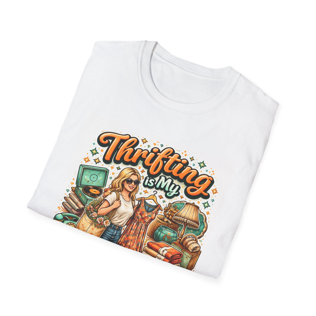 Thrifting Is My Cardio Vintage Graphic T-Shirt