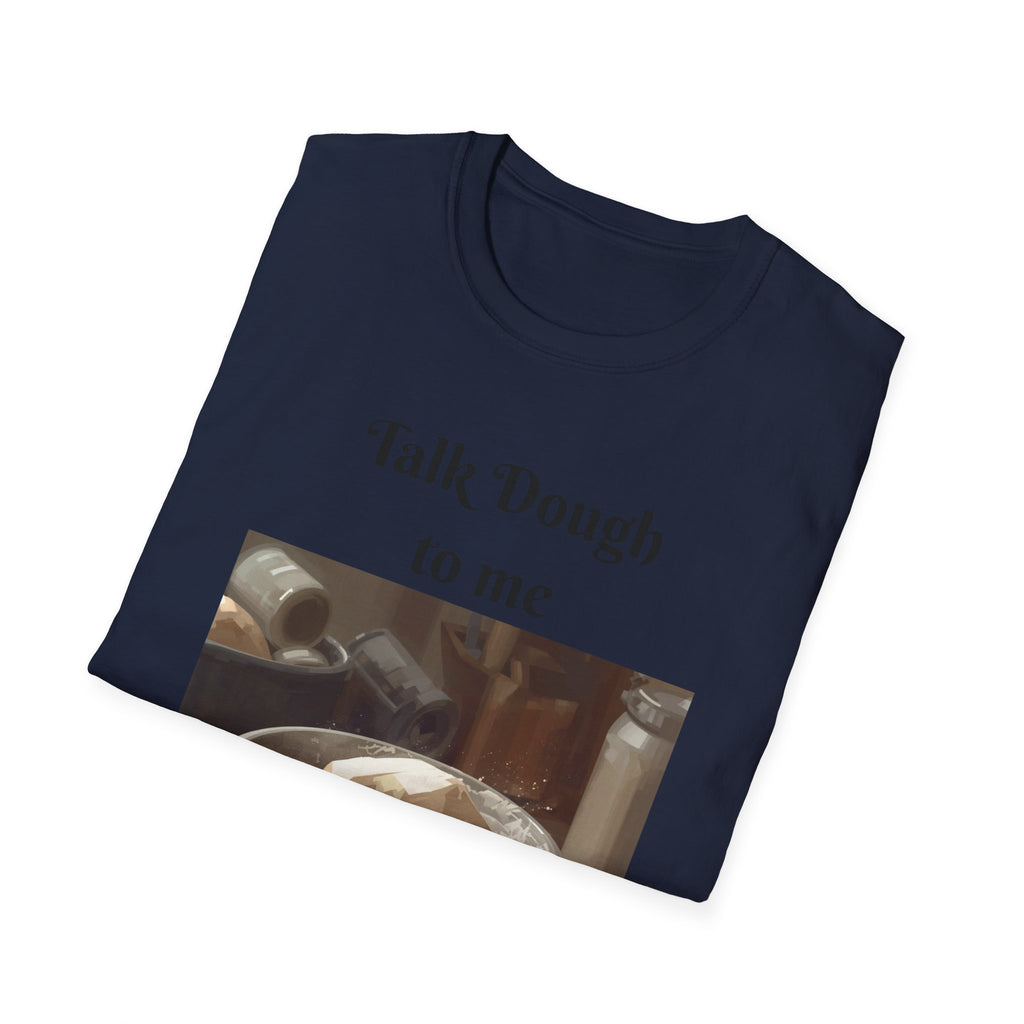 Baker's Tee — "Talk Dough to Me" Bread Dough Graphic T‑Shirt